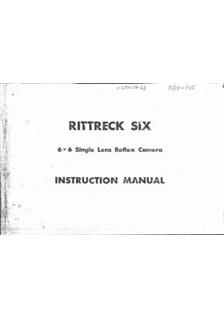 Rittreck Rittreck 6x6 manual. Camera Instructions.